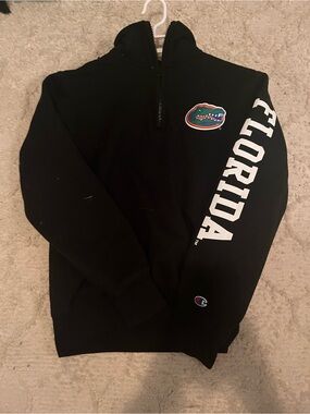 Champion Florida Gators Black Quarter-Zip Pullover